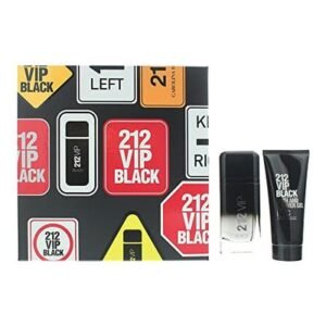 Carolina Herrera 212 VIP Black Gift Set 100ml EDP + 100ml Shower Gel