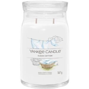 Yankee Candle Clean Cotton Candle 567g - Signature Large Jar
