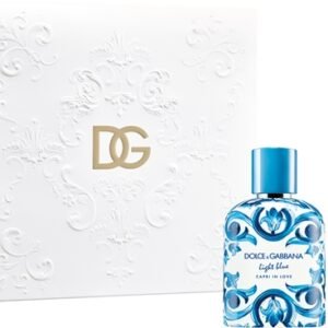 Dolce & Gabbana Light Blue Capri In Love Gift Set 100ml EDP + 10ml Light Blue Pour Homme EDT