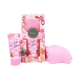 The Kind Edit Co. Utopia Fluffy Sock Set Gift Set 50ml Foot Lotion 1x Set Fluffy Socks