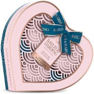 Baylis & Harding Jojoba, Vanilla & Almond Oil Luxury Gift Set Bath Bomb Fizzers 3 x 120G