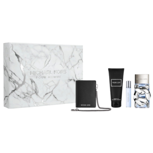 Michael Kors Pour Homme Gift Set 100ml EDP + 100ml Shower Gel + 10ml EDP + Wallet