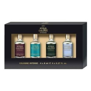 Mäurer & Wirtz 4711 Acqua Colonia Intense Gift Set 8ml Floral Fields Of Ireland EDC + 8ml Refreshing Lagoons Of Laos EDC + 8ml Wakening Woods Of Scandinavia EDC + 8ml Pure Breeze Of Himalaya EDC