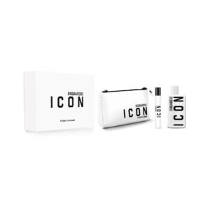 DSquared² Icon Pour Femme Gift Set 100ml EDP + 10ml EDP + Toiletry Bag